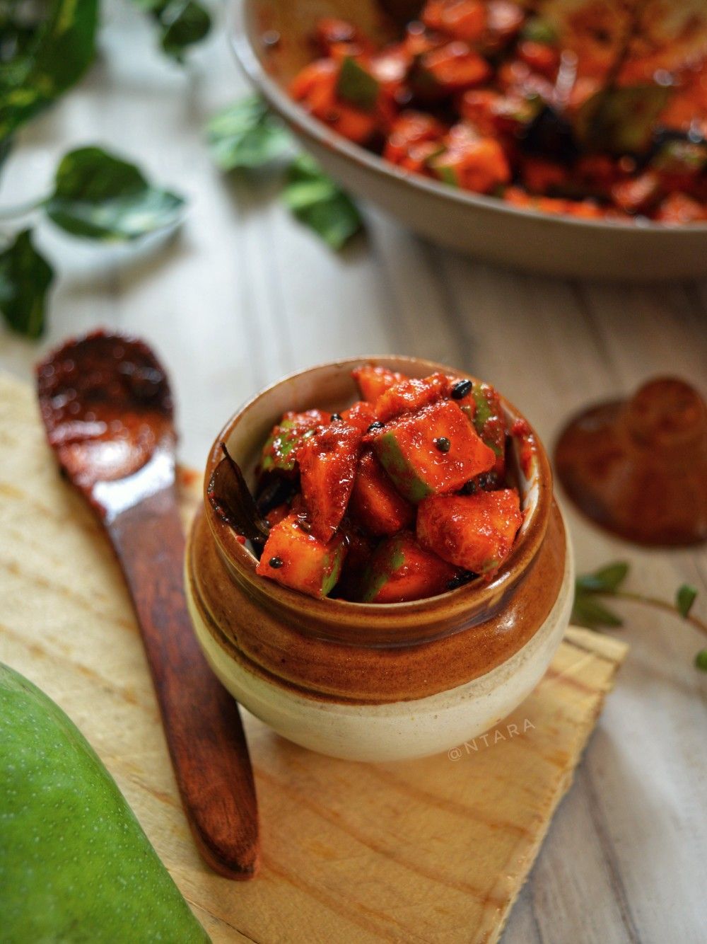 9fb0a6262b0a46cb6cd8adc5488332d6 Grameena Ruchulu Authentic Andhra Mango Pickle – Homemade Aavakaya Style